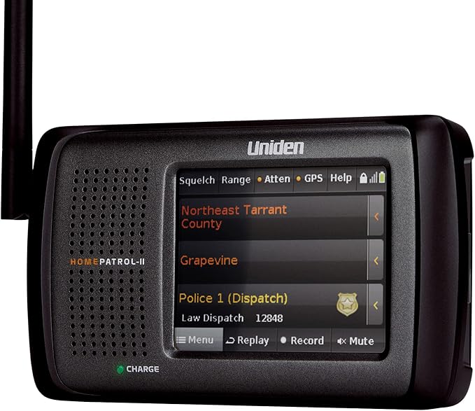 Uniden HomePatrol-2 Color Touchscreen Simple Programing Digital Scanner, TrunkTracker V and S,A,M,E, Emergency/Weather Alert, Digital Capable, APCO P25 Phase 1 and 2, Covers USA and Canada
