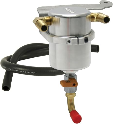 Moroso 85485 Air/Oil Separator Catch Can Kit for Mustang GT 5.0 11-14