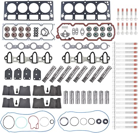 AFM DOD Lifters Replacement Kit with Head Gaskets, Bolts for 2007-2013 Chevy Silverado 1500 Suburban Tahoe GMC Sierra Yukon 5.3L