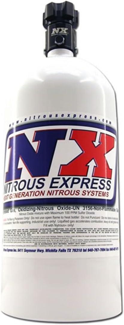 Nitrous Express 11050 Nitrous Bottle with Standard L45 Valve - 5 lbs.