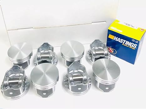 Set of (8) Pistons & matching Rings compatible with 2002-08 GM Chevrolet 6.0L LQ9 LS2 LS Corvette Escalade GTO. Availble in Your choice of over sizes! (STD Bore 4.00 bore dia.)