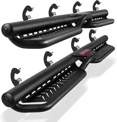 COMNOVA Two-Stairs Running Boards for 2019-2026 Chevy Silverado/Sierra 1500