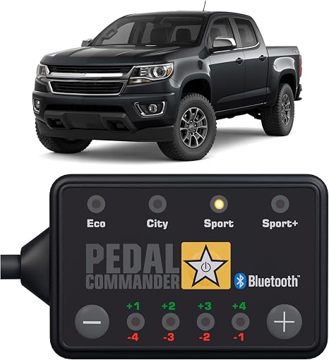 PEDAL COMMANDER for Chevrolet Colorado 2007-2022 Throttle Response Controller (Gas Engines Only) - Plug-and-Play, Anti-Theft & App Control, Throttle Controller Performance, Colorado Truck Accessories