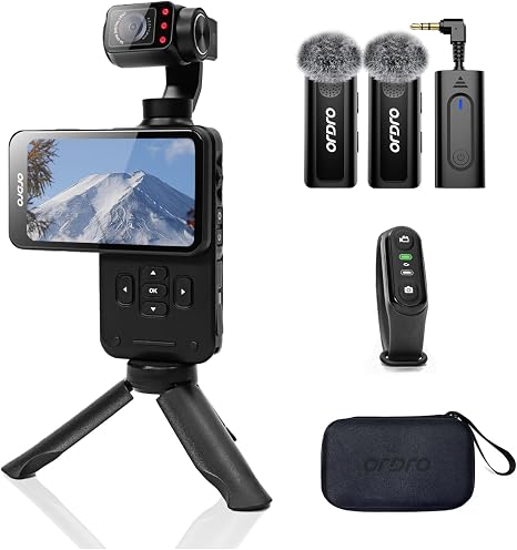 ORDRO M5 Pocket Camera Camcorder,4K 60FPS Video Camera for Vlogging