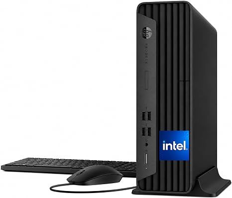 HP ProDesk 400 SFF Business Desktop Computer, Intel CPU, 16GB RAM, 1TB HDD + 512GB PCIe SSD, Dual 4K Display Support, Type-C, DisplayPorts, Wi-Fi, HDMI, Wire Keyboard & Mouse, Windows 11 Pro