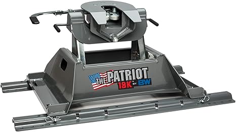 B&W Trailer Hitches Patriot 18K Rail Mounted Fifth Wheel Hitch - RVK3255