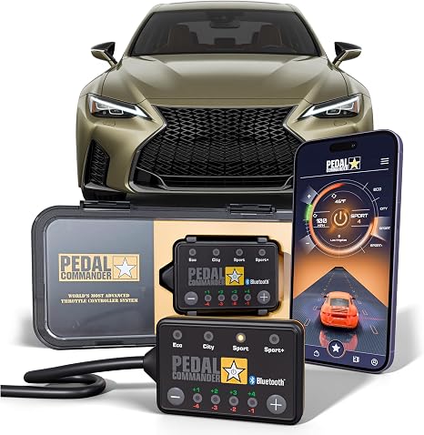 PEDAL COMMANDER for Lexus IS 2014-2026 Throttle Response Controller - Plug-and-Play, 36 Driving Settings & App Control, Anti-Theft, Throttle Controller Performance Upgrade, IS Accessories