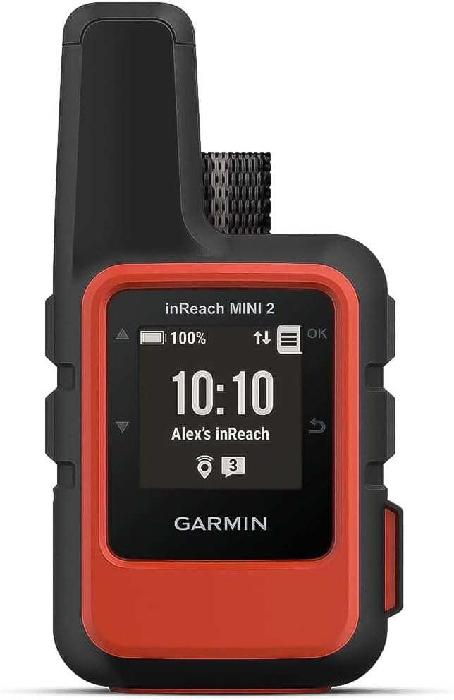 Garmin inReach® Mini 2, Satellite Communicator, Orange | SOS Satellite Communicator with Navigation, Two-Way Messaging Beyond Cell Service, 24/7 Garmin Response℠
