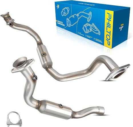 PHILTOP Catalytic Converter Kit Compatible with Ford 2011-2022 F-250 Super Duty 6.2L, 2011-2022 F-350 Super Duty 6.2L OE 5037073004, 645158, 30603 (EPA Compliant)