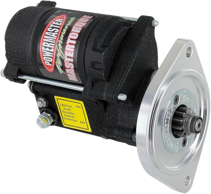 Powermaster - Str Master Infi-Clock™ Ford [SB] 2 Ear MTG All M/T w/164T Flyw 3/8" Depth 14:1 Black Wrinkle