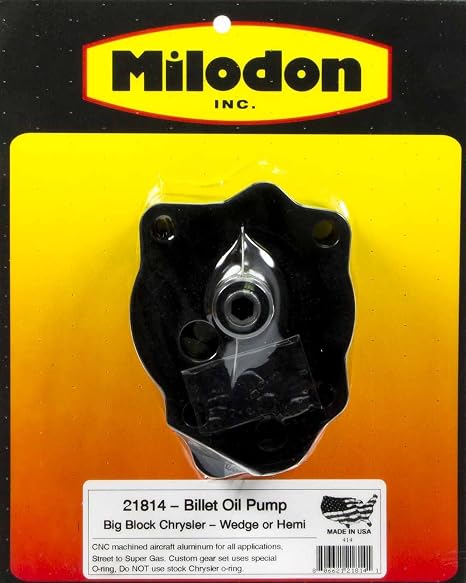 Milodon 21814 Aluminum Oil Pump for Big Block Mopar