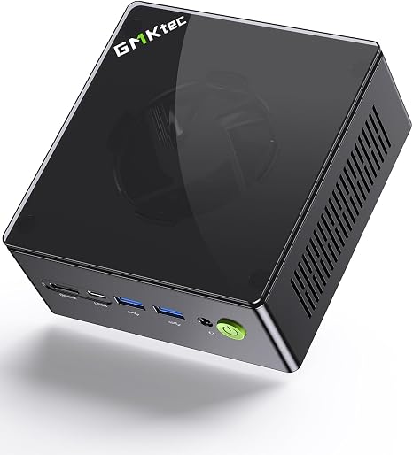 GMKtec K8 Plus Gaming Mini PC AMD Ryzen 7 8845HS 32GB Dual DDR5 512GB SSD | Desktop Computers Oculink, Dual i226V NIC, USB-C 4 * 2, HDMI 2.1 DP2.1 Quad 8K Display Radeon 780M