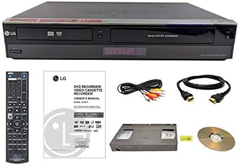 LG Multi-Format DVD Recorder and VCR Combo with Digital Tuner (Renewed)