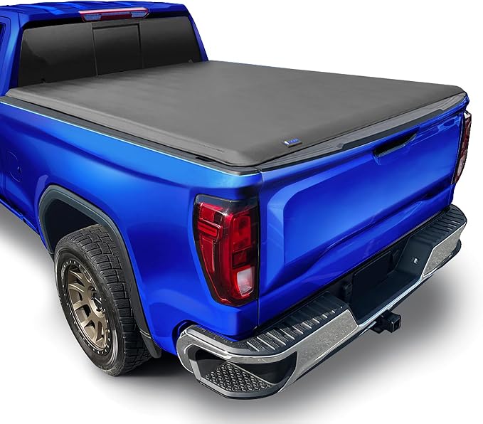 Tyger Auto T1 Soft Roll-up Truck Bed Tonneau Cover Compatible with 2019-2026 Chevy Silverado GMC Sierra 1500 (Not Fit 19 LD/Limited) | 5'10" (70") Bed | TG-BC1C9053