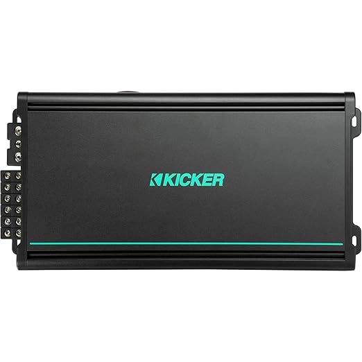 Kicker 48KMA6006 KMA600.6 6x100w 6-Ch Weather-Resistant Full-Range Amplifier | Weather-resistant boat audio power, runs multiple speaker zones across larger vessels, rugged open-water build