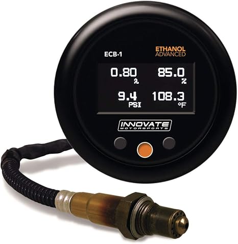 Innovate Motorsports 39110 ECB-1 Ethanol Advanced Gauge Kit, Ethanol Sensor NOT included