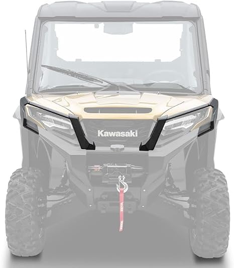 Generic Genuine OEM New Kawasaki Ridge Brush Guard 99994-2094, BLACK