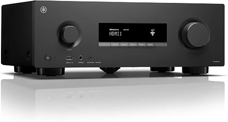 Yamaha RX300A 5.2-Channel Home Theater AV Receiver with Dolby Atmos, 4K120/8K HDMI and Bluetooth Multipoint (Black)