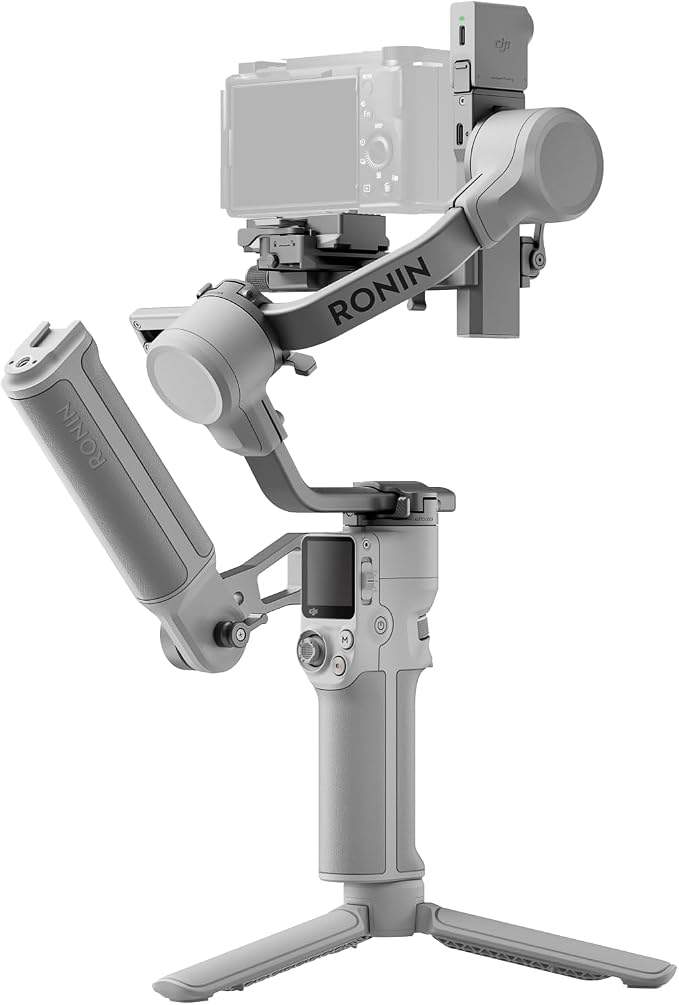 DJI RS 4 Mini Combo, Gimbal Stabilizer, Canon/Sony/Nikon/Fujifilm | Intelligent Tracking Module, Briefcase Handle, 3rd-Gen Native Vertical Shooting, Teflon Enhanced Balancing