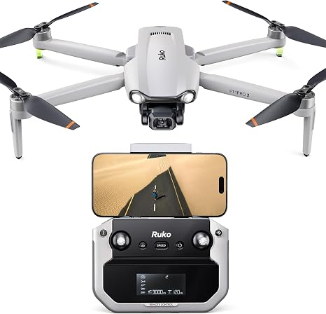 Ruko F11PRO 2 Drone with 6K Camera for Adults, 4K/30fps Video, Ideal Gift