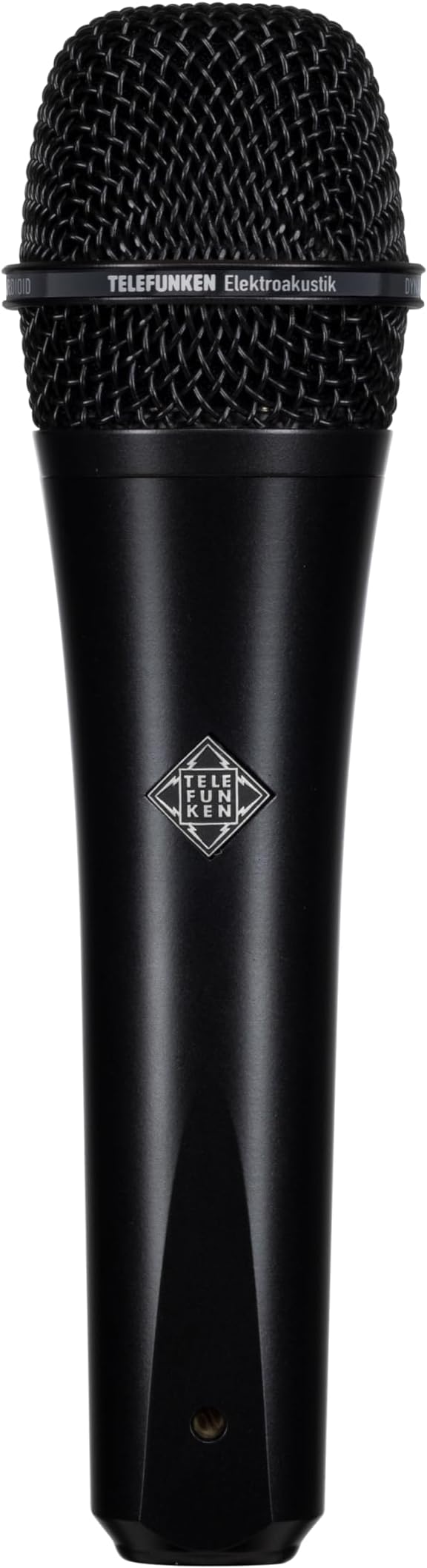 TELEFUNKEN Elektroakustik M80 Black Dynamic Microhpone | Supercardioid dynamic microphone with custom transformer and XLR connector for vocals, stage and studio