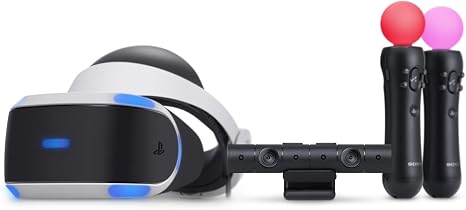 PlayStation VR Headset, Camera and Move Twin Pack Controllers (PS4) (Renewed)