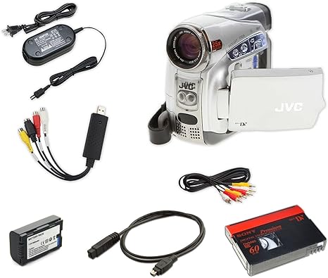 Tech Collector miniDV Camcorder Bundle w/USB Adapter for Tape Transfer to Digital