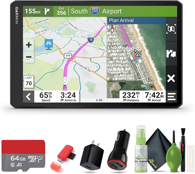 Garmin RV 1095 GPS RV Navigator Bundle