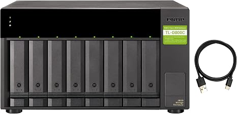 QNAP TL-D800C 8 Bay Desktop JBOD Storage Enclosure