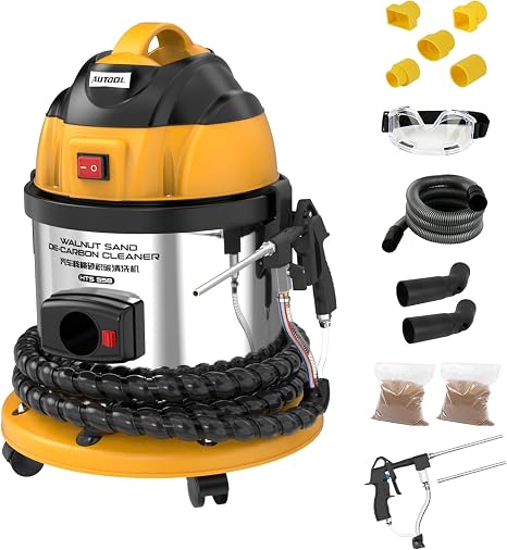 AUTOOL Automotive Engine Intake Pipe Valve Clean Machine AUTO Engine System Fuel Cleaning Machine Valvetronic System Walnut Powder Sand Carbon Deposit Cleaner