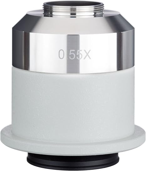 AmScope AD-C05-NIK 0.55X Stainless Steel C-Mount Camera Lens | USB 2.0 Connectivity
