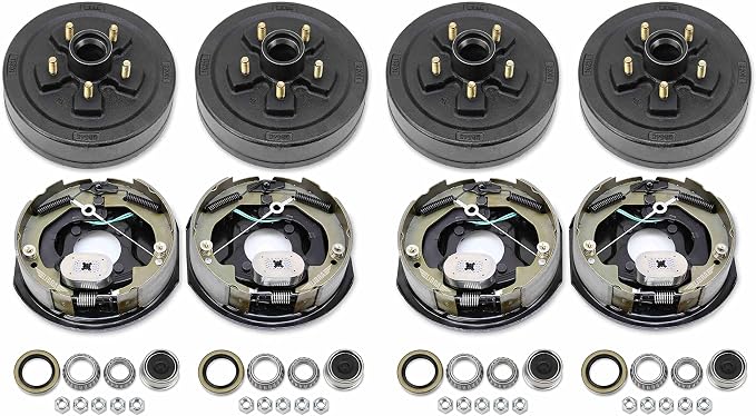 LIBRA 2 Trailer 5x4.5" Drum Kit+ Self-Adjusting 10"x2-1/4" Electric Brakes