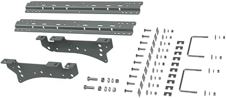B&W Trailer Hitches Fifth Wheel Hitch Universal Mounting Rails with Custom Installation Brackets - Fits 2005-2010 Ford F250 & F350 - RVK2400