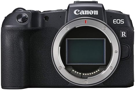Canon EOS RP Full Frame Mirrorless Vlogging Portable Digital Camera with 26.2MP, CMOS Sensor, Wi-Fi, Bluetooth, 4K Video Recording and 3.0" Vari-Angle Touch LCD Screen, Body, Black | 4K Video Recording, 3.0' Vari-Angle Touch LCD Screen, Wi-Fi, Bluetooth,