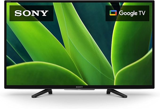 Sony 32 Inch 720p HD LED HDR TV W830K Series with Google TV and Google Assistant-2022 Model, Black | W830K Series, Google, Google Assistant- Model