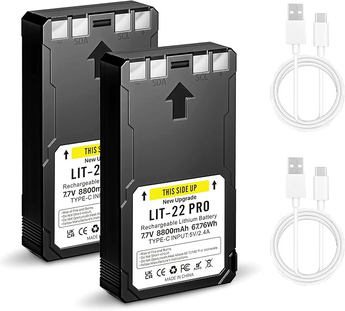 2 Pack LIT-22 Rechargeable Lithium Battery for SPYPOINT Trail Camera