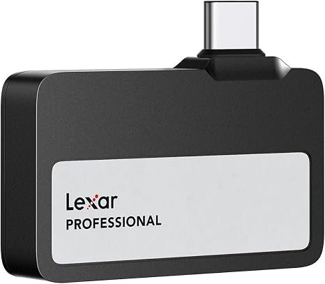 Lexar Professional Go USB 3.2 Gen 2 USB-C Portable SSD (Black)
