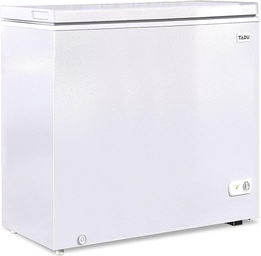 TABU 10.0 Cubic Feet Chest Freezer, Top Opening Large Deep Freezer, White