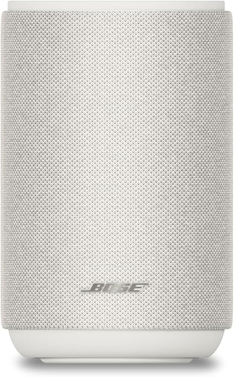 Bose New Lifestyle Ultra Speaker, Wireless Home Speaker, TrueSpatial Audio, CleanBass, AirPlay & Google Cast, White Smoke