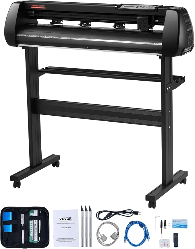 VEVOR Vinyl Cutter Machine 34 inches Bluetooth Cutting Plotter Machine
