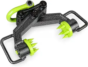 Brush Grubber Xtreme Plus Tree Stump Remover, Heavy-Duty Steel Root Puller, Rotating Jaws, Rugged Handles, ATVs & Lawn Tractors, BG-20, Black/Green