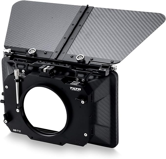 Tilta 4×5.65 Carbon Fiber Matte Box (Clamp-on) with Single Backing - (95mm)