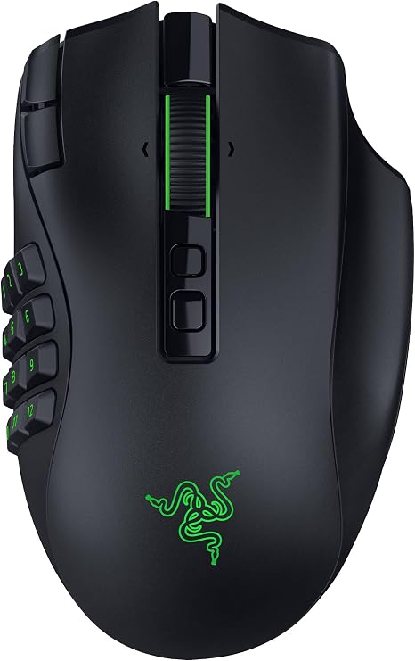 Razer Naga V3 Pro Wireless MMO Gaming Mouse with Swappable Side Plates
