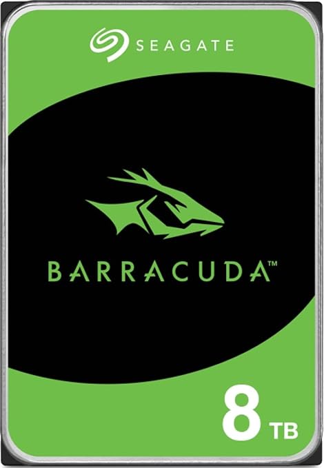 Seagate 8TB BarraCuda Internal Hard Drive | SATA 6 Gb/s (ST8000DM004)