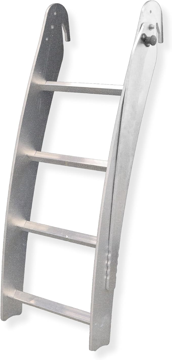 GEN-Y HITCH Rub Rail Ladder, Aluminum, 46 × 16.5 × 5 in, Folding Handle, 22 lbs, 300 lbs Weight Capacity