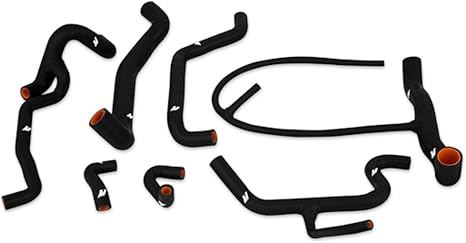Mishimoto MMHOSE-GLF-95BK Silicone Radiator Hose Kit Compatible With Volkswagen Golf VR6 1995-1998 Black