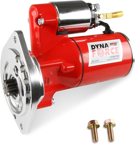 MSD Dynaforce 5090 Starter - Red- SBF with 3/4 in. Depth Ring Gear