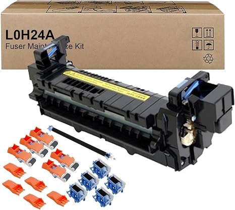L0H24A Fuser Maintenance Kit L0H24A-67903 L0H24-67901(J8J87-67901,J8J87A) Maintenance Kit Replacement for HP M607 M608 M609 M610 M611 M612 M631 M632 M633 M634 M635 Printer RM2-1256 Fuser Unit (110V)