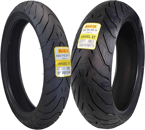 Pirelli Angel ST Motorcycle Tire Set 120/70ZR17 58W & 180/55ZR17 73W