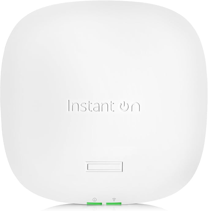 HPE Networking Instant On Access Point AP25 4x4 WiFi 6 Indoor Wireless Access Point | Power Source Not Included | US Model (R9B27A)
